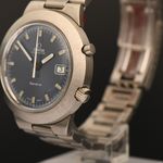 Omega Genève 146.012 (1969) - Blauw wijzerplaat 42mm Staal (5/8)