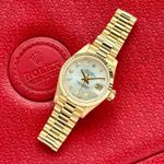 Rolex Lady-Datejust 69178G (1993) - Silver dial 26 mm Yellow Gold case (2/8)