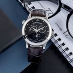 Jaeger-LeCoultre Master Geographic Q1428170 / 142.8.92.S (2000) - Black dial 38 mm Steel case (1/8)