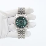 Rolex Datejust 41 126334 (2022) - Groen wijzerplaat 41mm Staal (3/7)