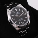 Rolex Explorer 214270 (2017) - Zwart wijzerplaat 39mm Staal (3/8)