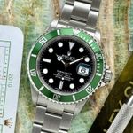 Rolex Submariner Date 16610LV (2009) - Zwart wijzerplaat 40mm Staal (1/8)