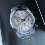 Rolex Chronograph 6238 (1966) - Silver dial 38 mm Steel case (3/8)