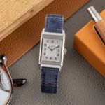 Jaeger-LeCoultre Reverso Q2618540  221.8.47 (Onbekend (willekeurig serienummer)) - Zilver wijzerplaat 21mm Staal (1/8)