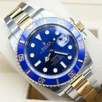 Rolex Submariner Date 116613LB (2017) - Blauw wijzerplaat 40mm Goud/Staal (1/8)