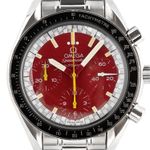 Omega Speedmaster Reduced 3810.61.41 (1997) - Red dial 39 mm Steel case (2/4)