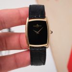 Baume & Mercier Vintage 37061 (1970) - Black dial 28 mm Yellow Gold case (7/8)