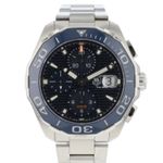 TAG Heuer Aquaracer 300M CAY211B (2017) - Blue dial 43 mm Steel case (1/6)