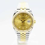 Rolex Datejust 36 126233 (2021) - 36mm Goud/Staal (1/7)