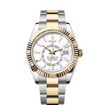 Rolex Sky-Dweller 336933 (2024) - Wit wijzerplaat 42mm Goud/Staal (1/1)