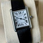 Cartier Tank WSTA0041 (2022) - Wit wijzerplaat 34mm Staal (1/7)