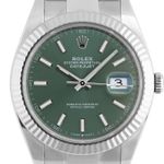 Rolex Datejust 41 126334 (2025) - Green dial 41 mm Steel case (2/6)