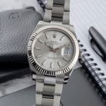 Rolex Datejust 41 126334 (Unknown (random serial)) - Silver dial 41 mm Steel case (3/8)