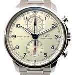 IWC Portuguese Yacht Club Chronograph IW390702 (2023) - Zilver wijzerplaat 45mm Staal (1/8)