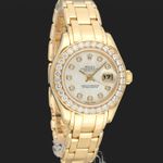 Rolex Lady-Datejust Pearlmaster 69298 (1996) - Parelmoer wijzerplaat 29mm Geelgoud (4/8)