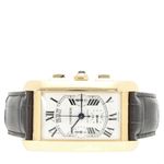 Cartier Tank Américaine W2609256 (2011) - Wit wijzerplaat 52mm Geelgoud (4/8)