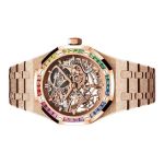 Audemars Piguet Royal Oak Double Balance Wheel Openworked 15468OR.YG.1259OR.01 (2025) - Transparent dial 37 mm Rose Gold case (2/6)