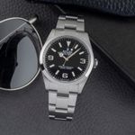 Rolex Explorer 124270 (Unknown (random serial)) - Black dial 36 mm Steel case (1/8)