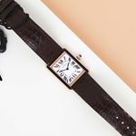 Cartier Tank Solo W5200024 (2017) - Silver dial 31 mm Rose Gold case (2/8)