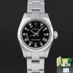Rolex Oyster Perpetual 26 176234 (2010) - Black dial 26 mm Steel case (1/8)