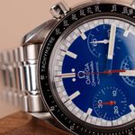 Omega Speedmaster 3510.81 (1996) - Blauw wijzerplaat 39mm Staal (3/8)