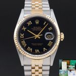 Rolex Datejust 36 16233 (1996) - 36mm Goud/Staal (1/8)