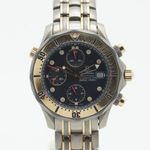 Omega Seamaster Diver 300 M 2296.80.00 (1994) - Blue dial 42 mm Titanium case (3/8)