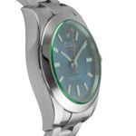 Rolex Milgauss 116400GV (Unknown (random serial)) - Blue dial 40 mm Steel case (7/8)