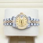 Rolex Lady-Datejust 69173 (1996) - Champagne dial 26 mm Gold/Steel case (5/7)