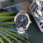 Omega Seamaster Aqua Terra 220.10.41.21.03.004 (Onbekend (willekeurig serienummer)) - Blauw wijzerplaat 41mm Staal (1/8)