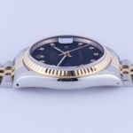 Rolex Datejust 36 16233 (1991) - Zwart wijzerplaat 36mm Goud/Staal (5/8)