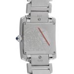 Cartier Tank Française 2465 (2006) - White dial 25 mm Steel case (6/8)
