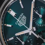 TAG Heuer Carrera CBK221F.FC6479 (2021) - Green dial 39 mm Steel case (2/8)