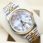 Rolex Datejust 36 16233 (2001) - Parelmoer wijzerplaat 36mm Goud/Staal (1/8)