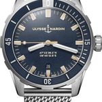 Ulysse Nardin Diver 8163-175-7MIL/93 (2026) - Blauw wijzerplaat 43mm Staal (1/1)