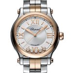 Chopard Happy Sport 278608-6002 (2022) - Silver dial 33 mm Gold/Steel case (1/1)