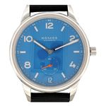 NOMOS Club Automat 777 (2024) - Blue dial 42 mm Steel case (1/8)