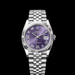 Rolex Datejust 36 126234 (2023) - Purple dial 36 mm Steel case (1/1)