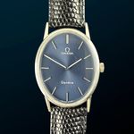 Omega Genève 511.416 (1972) - Blue dial 27 mm Gold/Steel case (1/8)