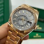 Rolex Sky-Dweller 326235 (2021) - Grijs wijzerplaat 42mm Roségoud (8/8)