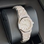 Audemars Piguet Royal Oak Mini 67630BC.GG.1312BC.01 (2025) - Silver dial 23 mm White Gold case (8/8)