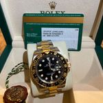 Rolex GMT-Master II 116713LN (2015) - Black dial 40 mm Gold/Steel case (2/5)
