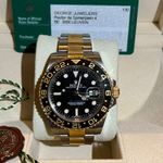 Rolex GMT-Master II 116713LN (2015) - Black dial 40 mm Gold/Steel case (5/5)