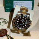 Rolex GMT-Master II 116713LN (2015) - Black dial 40 mm Gold/Steel case (1/5)