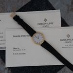 Patek Philippe Calatrava 3744 (1980) - White dial 34 mm Yellow Gold case (3/8)