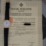 Patek Philippe Calatrava 3744 (1980) - White dial 34 mm Yellow Gold case (5/8)