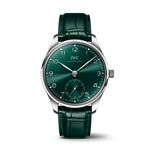 IWC Portuguese Automatic IW358310 (2023) - Green dial 40 mm Steel case (1/2)