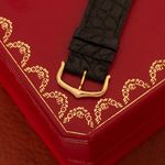 Cartier Tank Solo W1018855 (Onbekend (willekeurig serienummer)) - Zilver wijzerplaat 27mm Geelgoud (7/8)