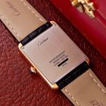 Cartier Tank Solo W1018855 (Onbekend (willekeurig serienummer)) - Zilver wijzerplaat 27mm Geelgoud (6/8)