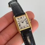 Cartier Tank Unknown (Onbekend (willekeurig serienummer)) - Wit wijzerplaat 26mm Geelgoud (1/7)